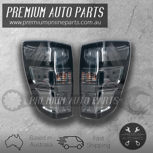 Tail Lamp Light Rear PAIR suit Mazda BT-50 BT50 TF 07/2020-On (Halogen) TINTED